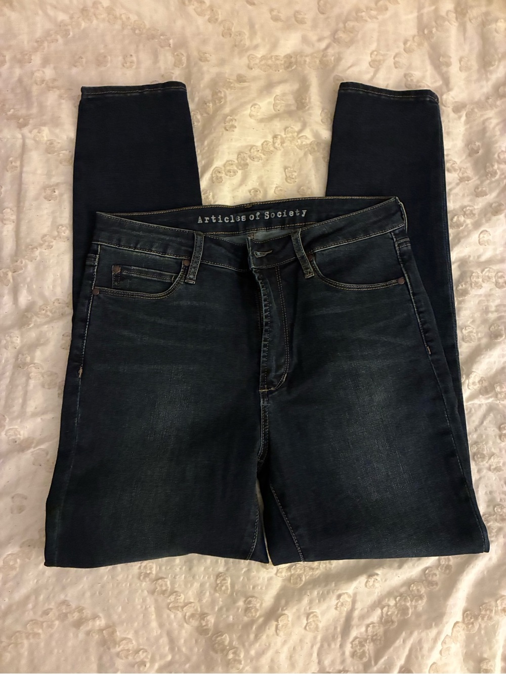 Articles Of Society Indigo High-Rise Skinny Jeans